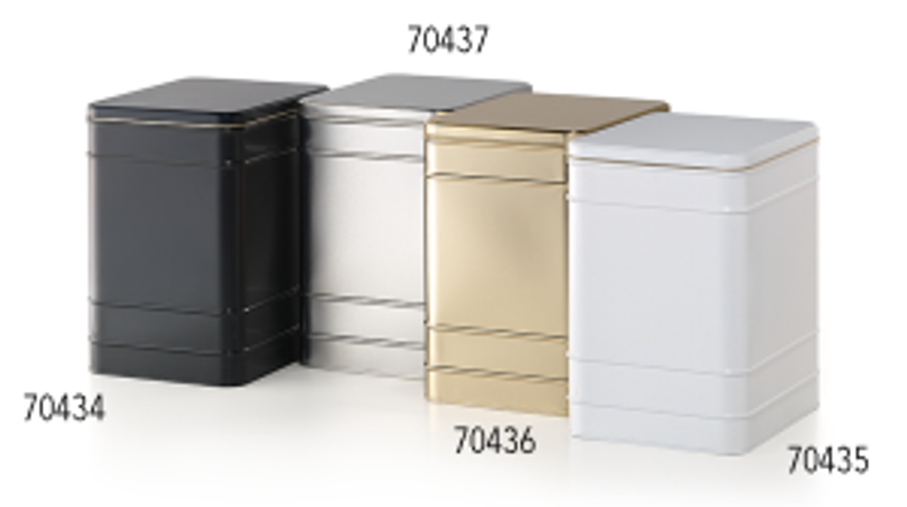 Банка для хранения золотая матовая 1,5 кг