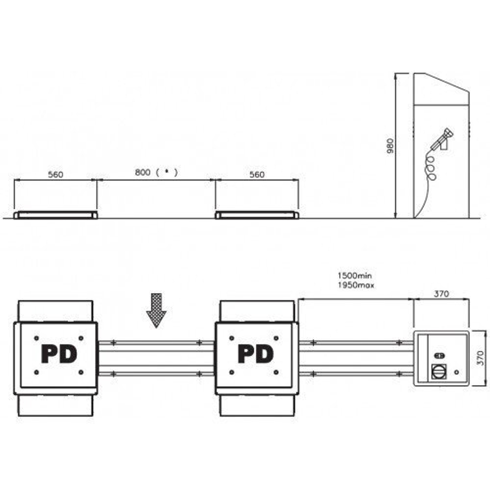 PG4M RIB/SP/T Гидравлический тестер люфтов подвески