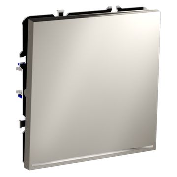 Выключатель встраиваемый VOLTUM S70 одноклавишный с подсветкой 10А, (кашемир)