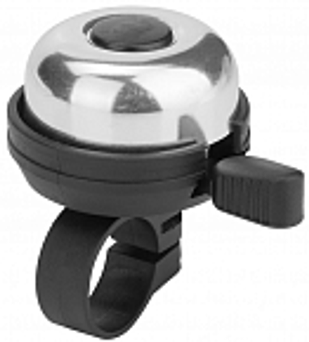 Звонок 32A-06 алюминий/пластик, чёрно-серебристый