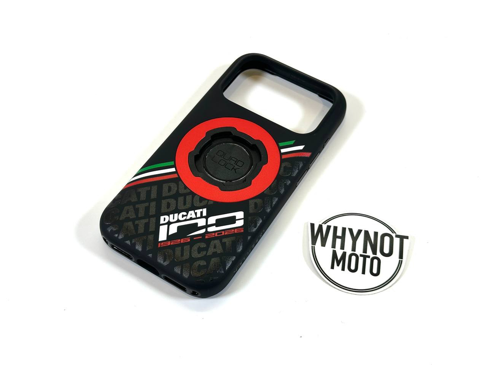 Quad Lock MAG x Ducati 100 Чехол для телефона iPhone 17 Pro IP17M-DUR100