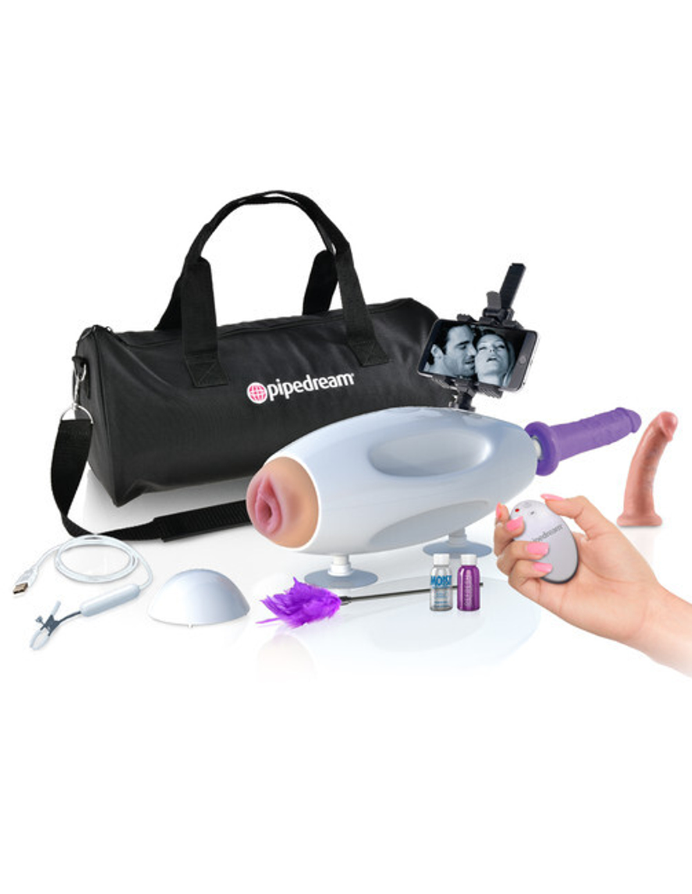 Секс-машина для пар с пультом управления Fetish Fantasy Series International Couples Sex Machine (Цвет: белый)