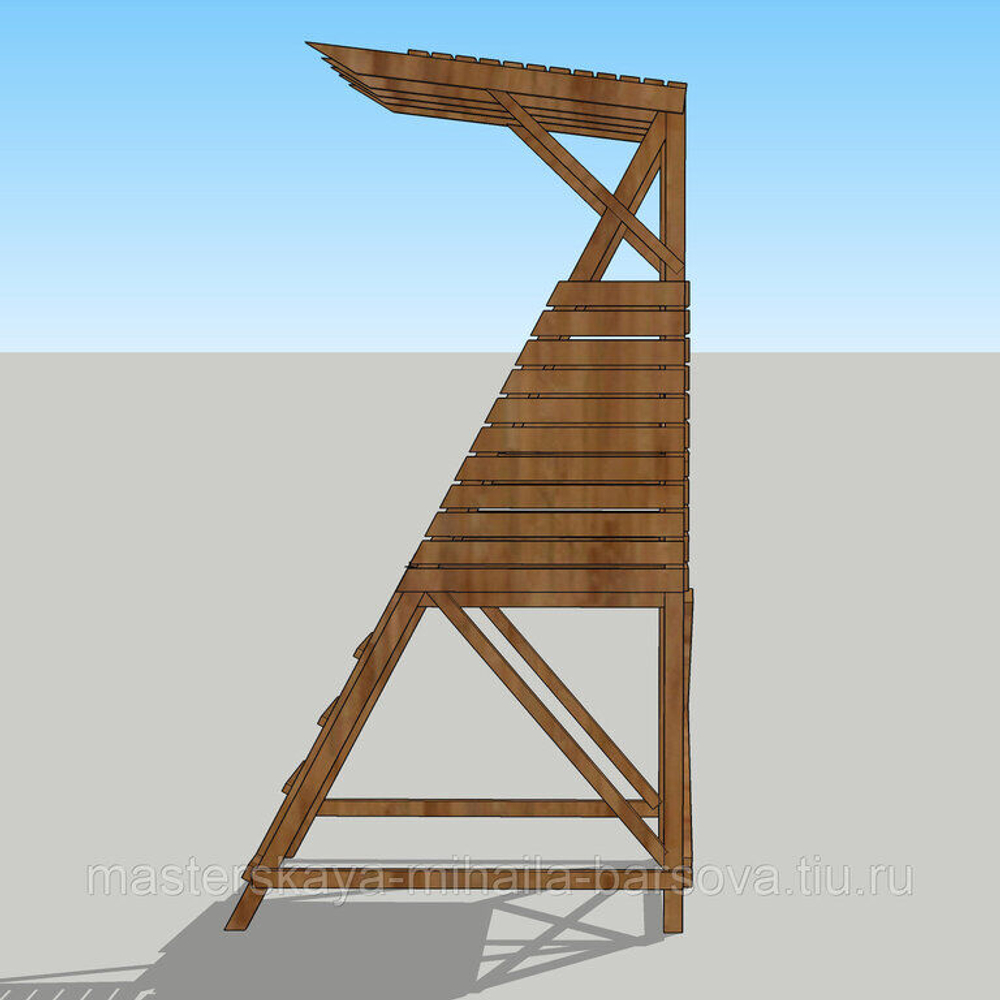 Вышка наблюдательная ВИХРЬ 180х130х380 см