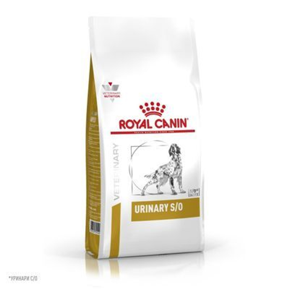 ROYAL CANIN Urinary S/O Корм сухой для взрослых собак при мочекаменной болезни, 2 кг
