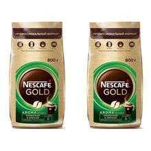 Кофе растворимый Nescafe Gold Aroma Intenso 800 г, 2 шт