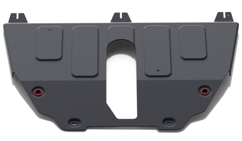 Защита картера и КПП АвтоБроня для Jeep Compass II (V - 2.4 (150 л.с.)) 4WD 2017-н.в./Jeep Renegade (V - 1.4T (170 л.с.)) 4WD 2014-2018 2018-н.в., штампованная, сталь 1.8 мм, с крепежом, 111.02743.1