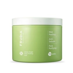 FRUDIA Отшелушивающая салфетка (пэд) для лица с зеленым виноградом Green Grape Pore Peeling Pad