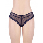 Трусики танга Ladies, синие, XL-2XL