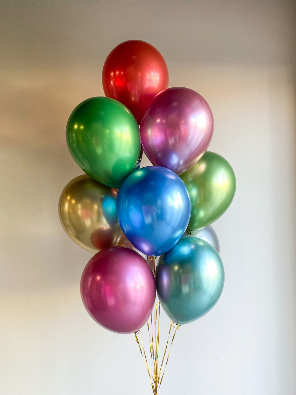 Сет №172 Фонтан из 15 шаров хром