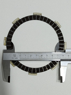 -- Диски сцепления для двигателя китайского питбайка 4шт. 154FMI 125см3