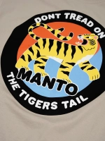 Футболка MANTO TIGER`S TAIL бежевая