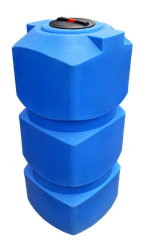 Емкость прямоугольная 750л горизонтальная Политим 750 л. прямоугольный (1610x750x750см;синий) - арт.560723