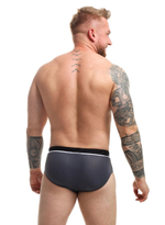 Пляжные плавки с контрастной отделкой (Размер: L) (Цвет: темно-синий)