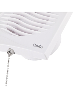 Вентилятор вытяжной Ballu BAF-AR 120 VP с обратным клапаном и тяговым выключателем