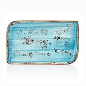 Блюдо прямоугольное "Infinity" 35*21см. фарфор By Bone