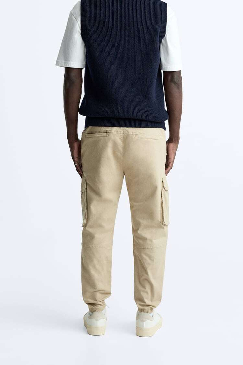 ZARA БРЮКИ КАРГО, РЫЖЕВАТО-КОРИЧНЕВЫЙ