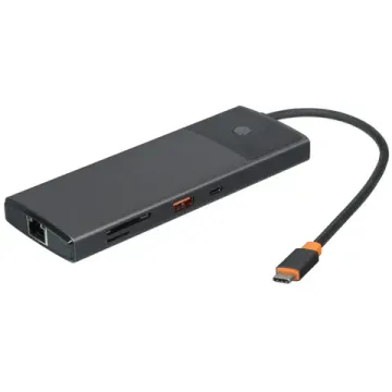 USB-C хаб Baseus Metal Gleam 2 11в1