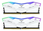 Оперативная память 64GB Kit (2x32GB) 6000MHz DDR5 TeamGroup DELTA RGB CL38 FF4D564G6000HC38JDC01 White