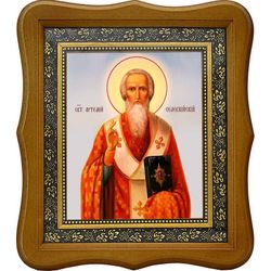 Артемий (Артемон) Солунский (Селевкийский) Святитель. Икона на холсте.