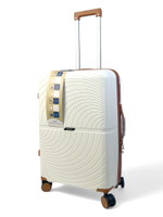 Средний чемодан Bon-Voyage PP Wave, Белый, M