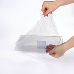 Подставка настольная для презентаций информационная 300х100 мм (домик) двусторонняя, в защитной пленке, BRAUBERG, 291251