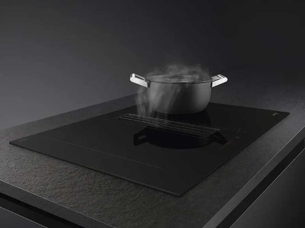 Варочная панель с вытяжкой Smeg HOBD472D