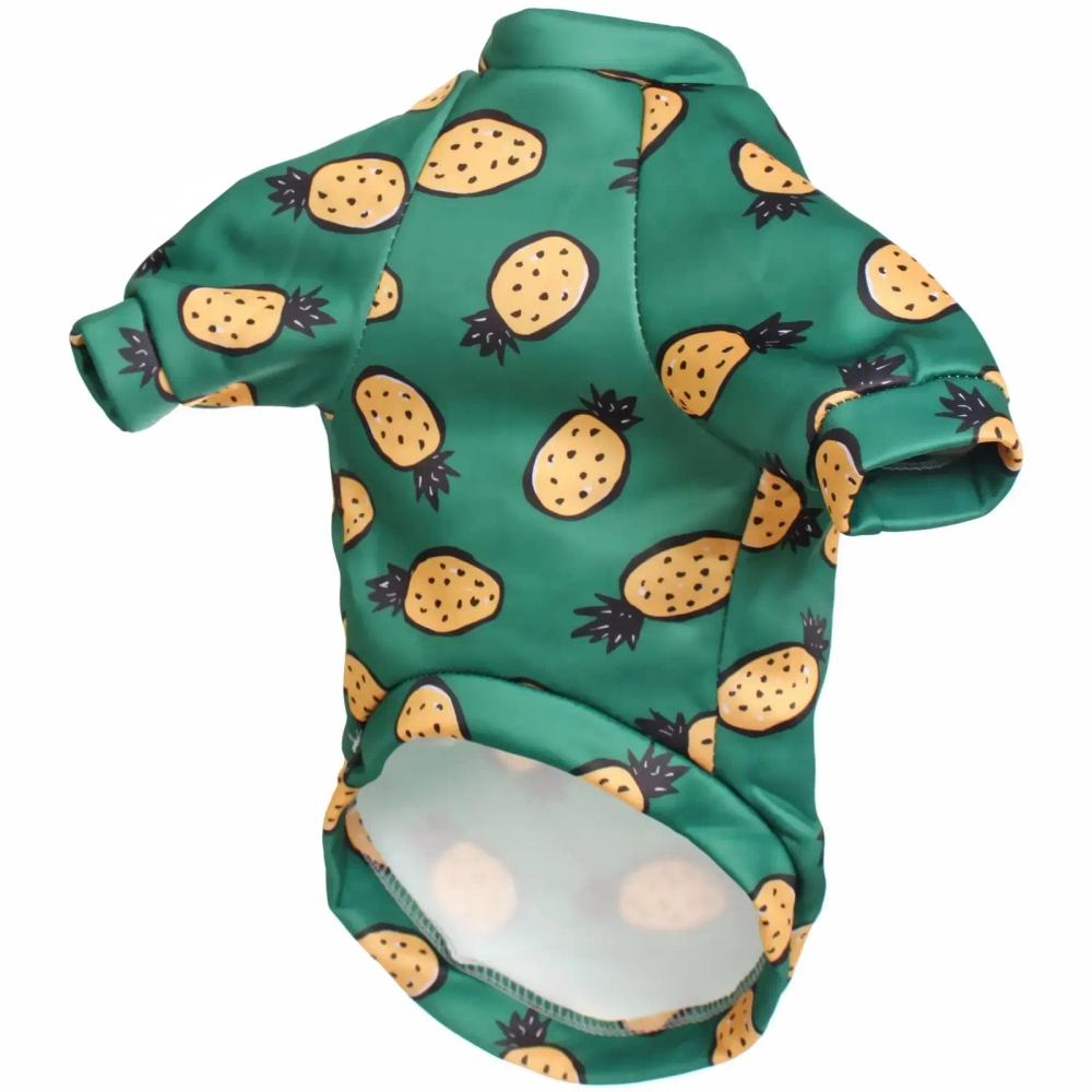 Кофта - толстовка для мелких пород собак «BRO Style», принт ананасы, р L