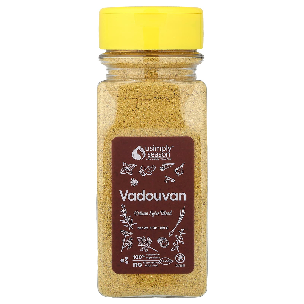 USimplySeason, Смесь специй Artisan, Vadouvan, 169 г (6 унций)
