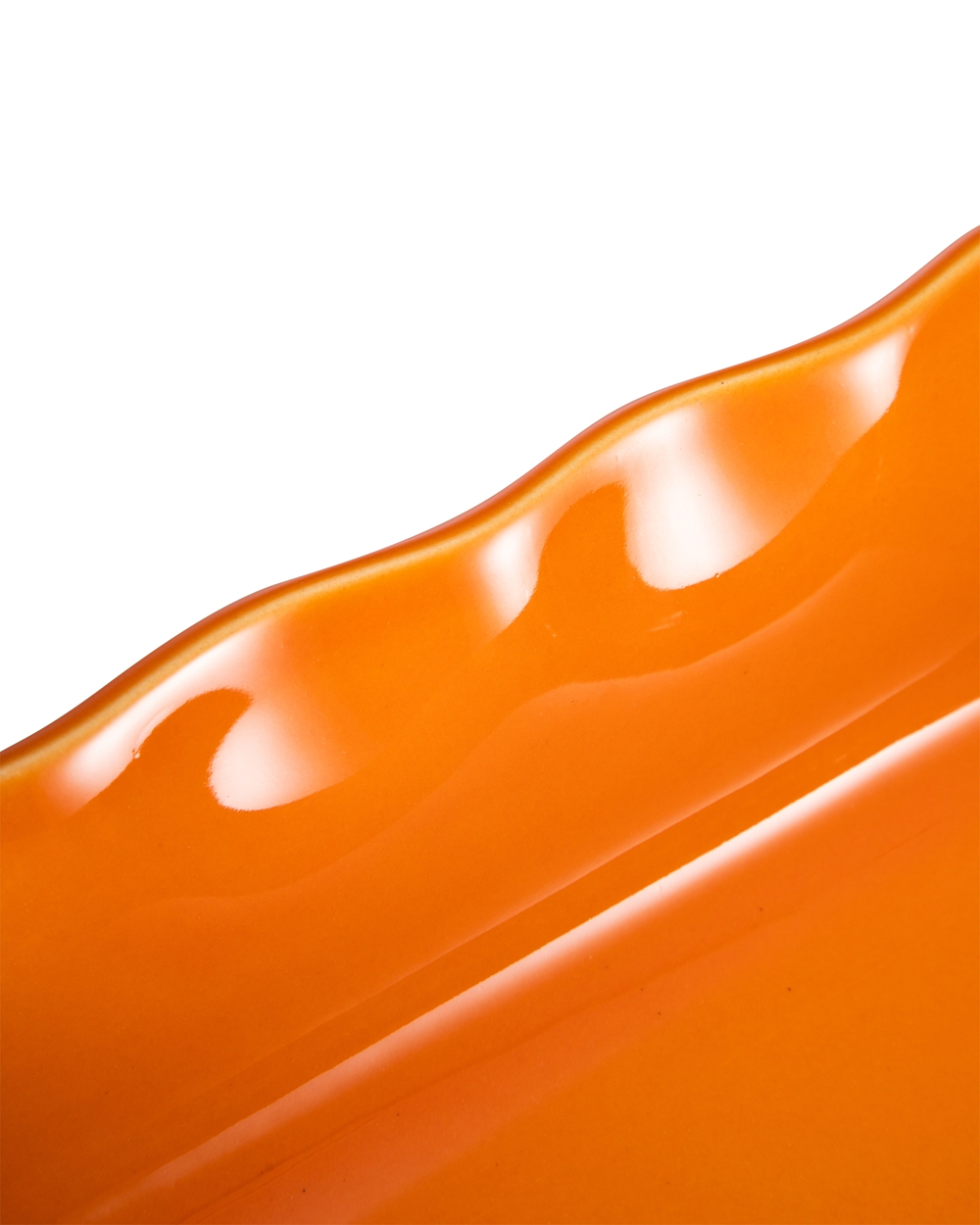 Форма для запекания 41х25см Esprit de cuisine Festonne оранжевая