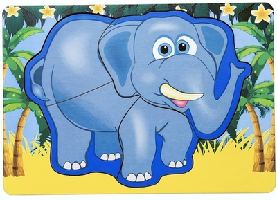 Вкладыш многослойный африканские животные