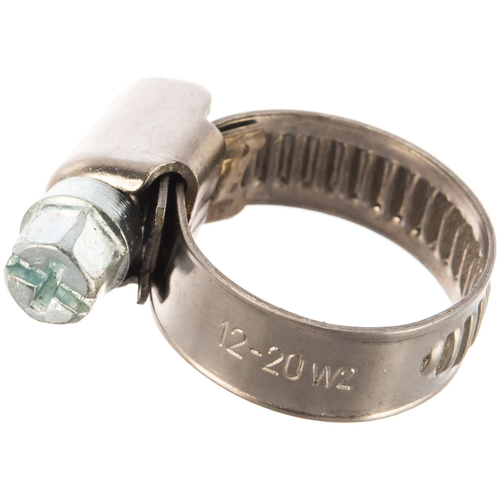 Хомут червячн. 12-20 нерж.