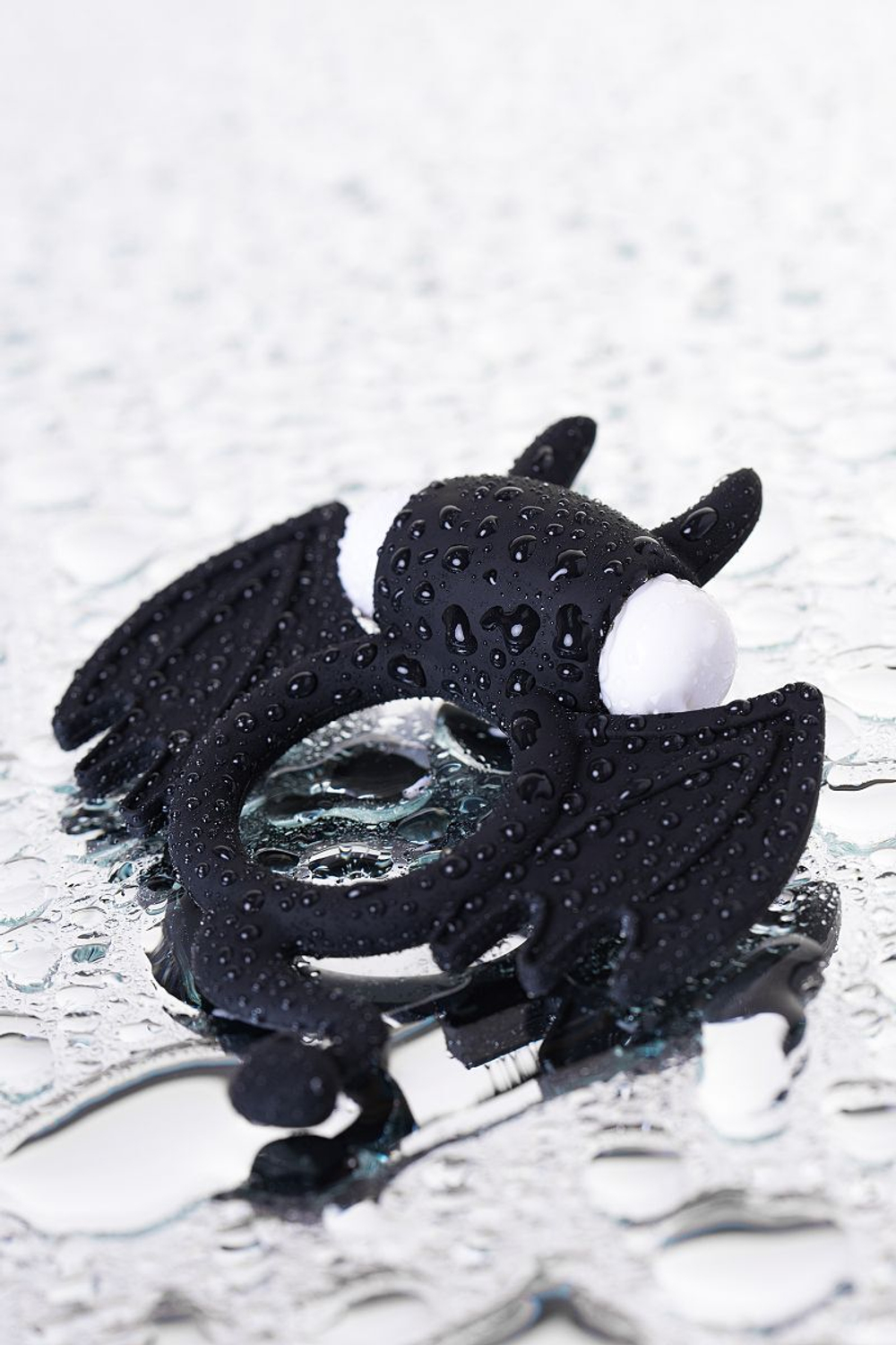 Черное эрекционное кольцо на пенис JOS COCKY DEVIL