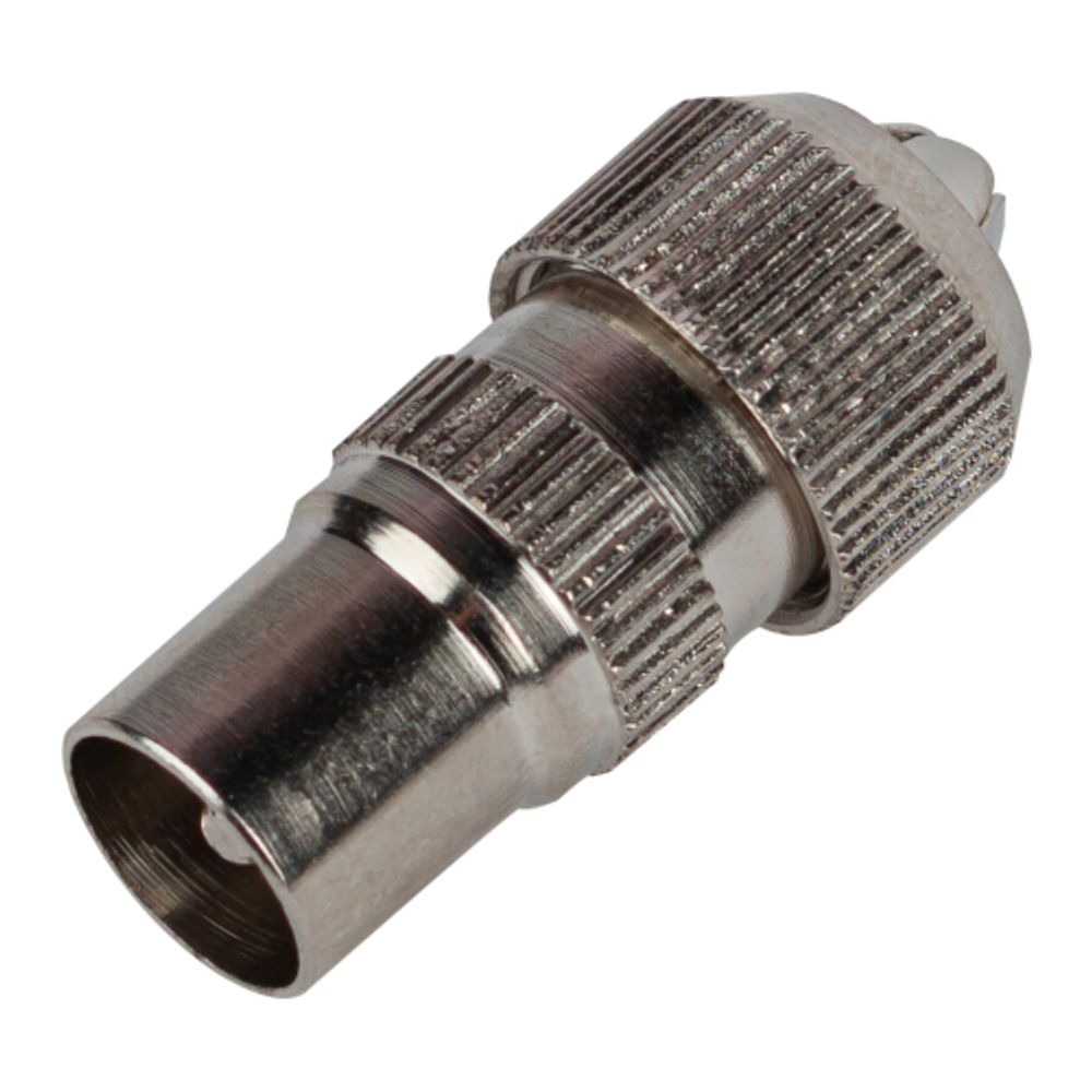 Разъем ЭРА R-TV03 штекер TV без пайки металл тип «Орех» упаковка 100 шт