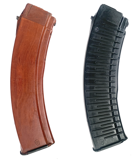 Магазин РПК-74 на 45 патронов 5,45х39 мм. Оригинал с клеймами. Подходит для АК и Сайга