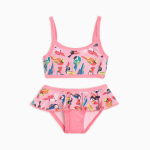 Купальник раздельный для девочки цвет розовый, рост 92-98 см (КотМаркот)