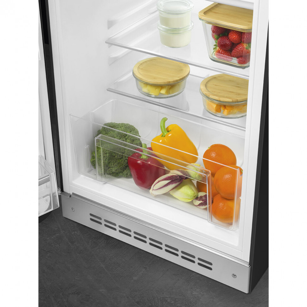 Отдельностоящий однодверный холодильник Smeg FAB10LBL6