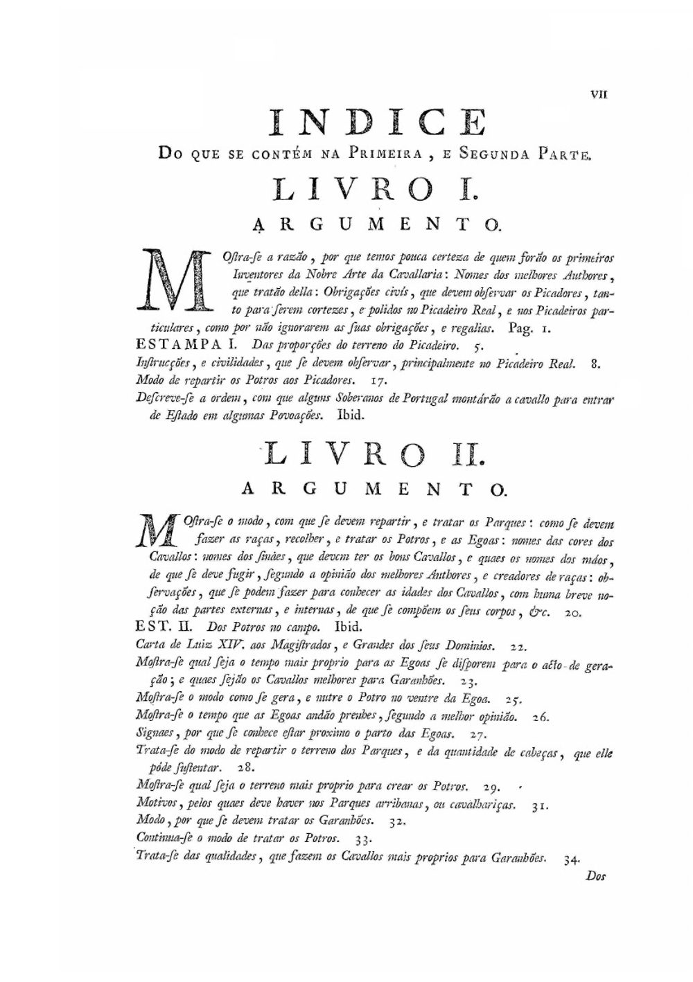 Luz da liberal, e nobre arte da cavallaria offerecida ao Senhor D. João, principe do Brazil. Parte primeira | M.C.de Andrade