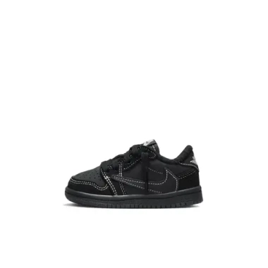 Детские кроссовки Air Jordan 1 Low OG SP x Travis Scott 'Black Phantom' DO5441-001