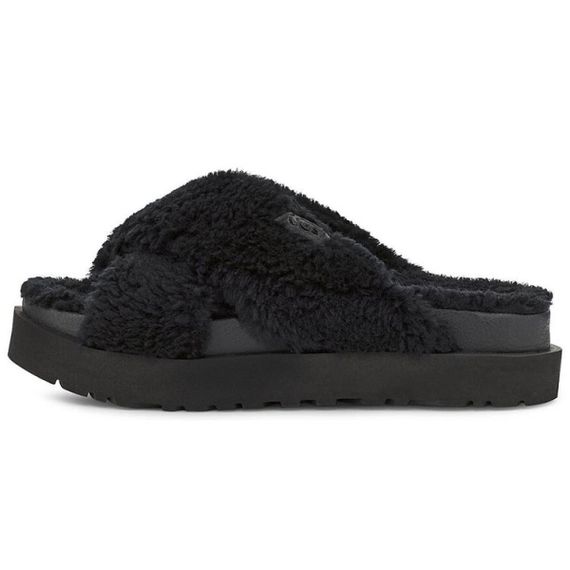 Ugg Sweetheart Cross Strap Plush 'Black'
