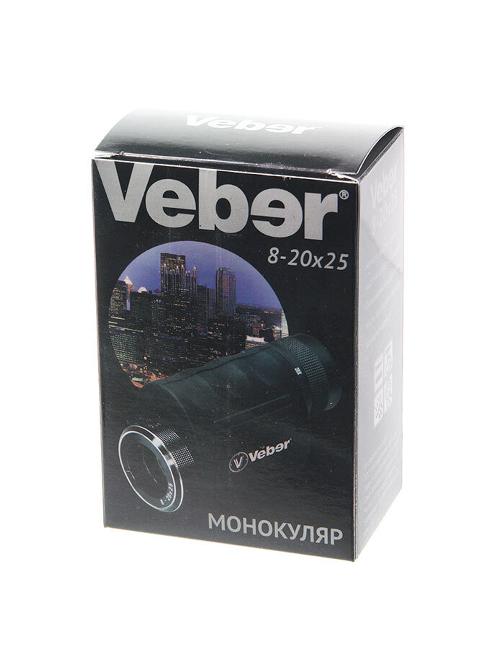 Монокуляр  "Veber" 8-20*25