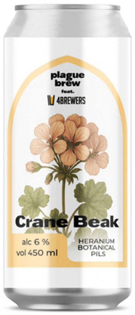 Пиво Плейг Крейн Бик / Plague Crane Beak 0.45 - банка