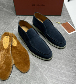 Высокие лоферы Loro Piana