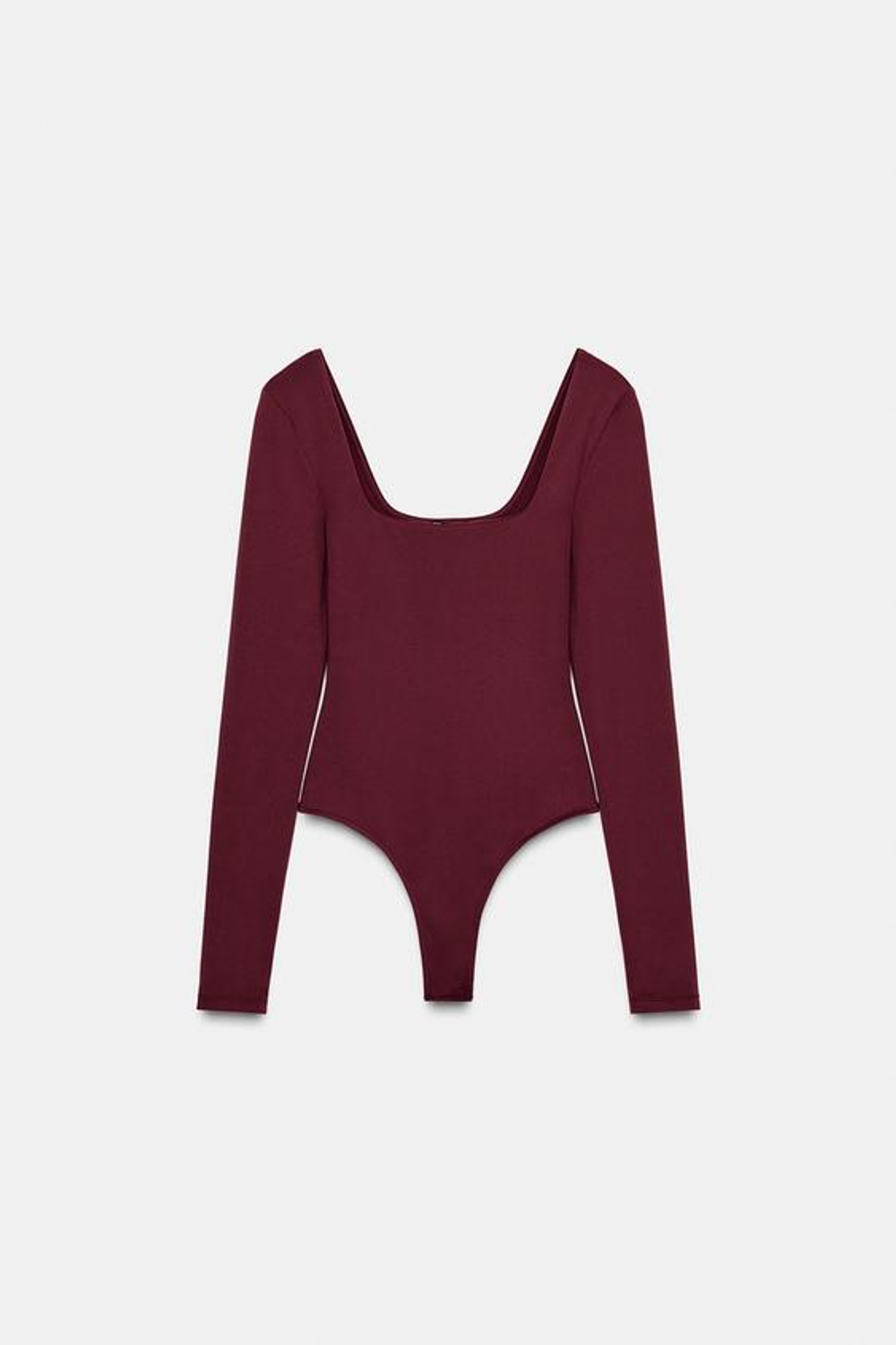 БОДИ С КВАДРАТНЫМ ВЫРЕЗОМ ИЗ ПОЛИАМИДА - ZARA