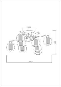 Потолочная люстра Arte Lamp
