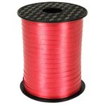 Лента упаковочная декоративная для шаров и подарков, 5 мм х 500 м, красная, ЗОЛОТАЯ СКАЗКА, 591811