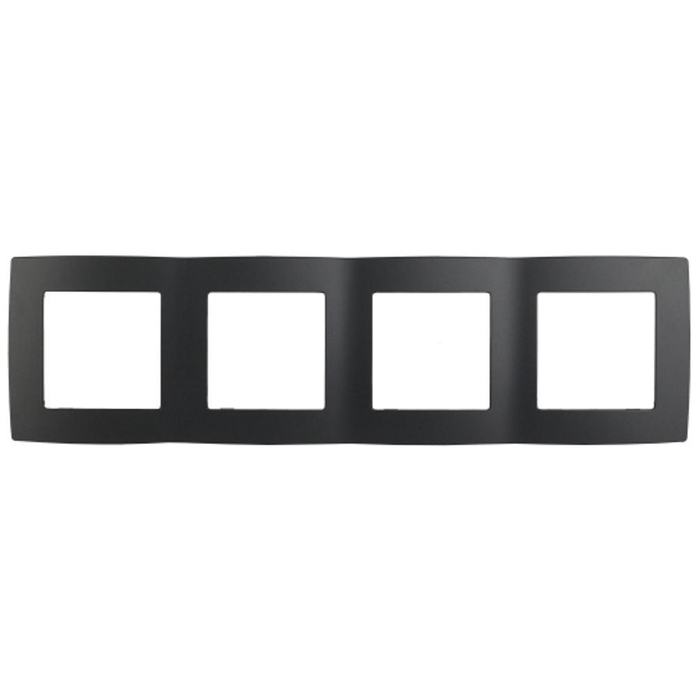 12-5004-05 ЭРА Рамка на 4 поста, Эра12, антрацит