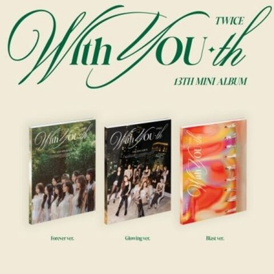 Альбом TWICE - WITH YOU-TH 13th Mini Album 3 Version SET