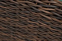 "Капучино" журнальный столик из искусственного ротанга (гиацинт), цвет коричневый