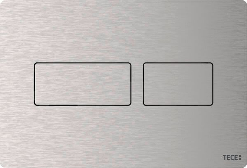 Металлическая панель смыва TECEsolid для инсталляции TECE, нержавеющая сталь сатин, покрытие против отпечатков пальцев, 9240434