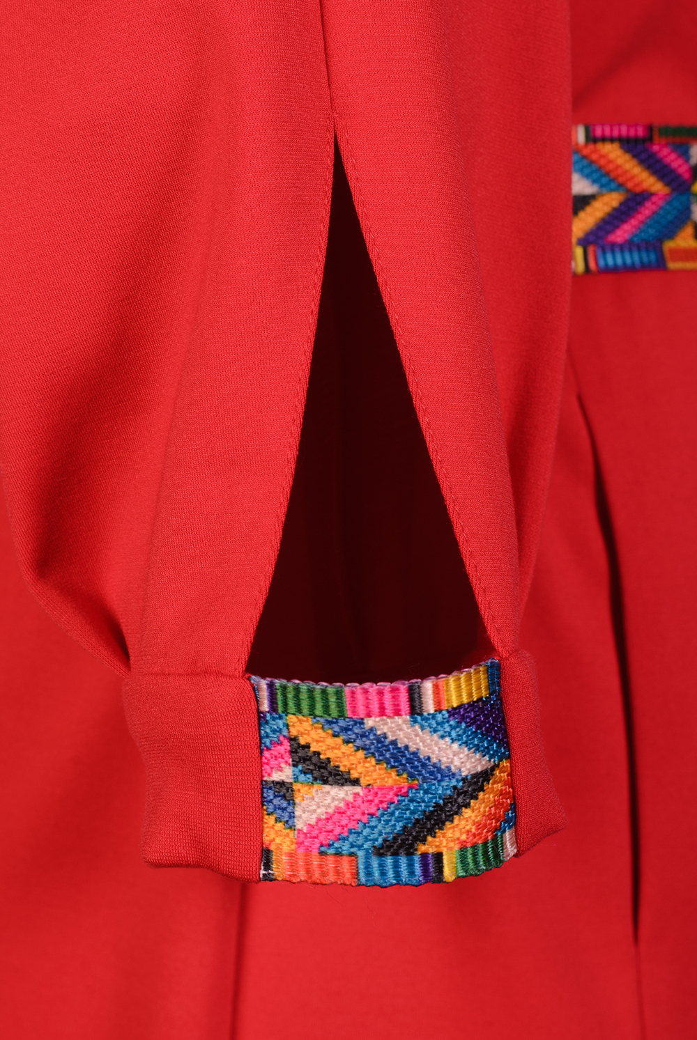 Трикотажное платье 2666АП, красный #234Кг052666АП